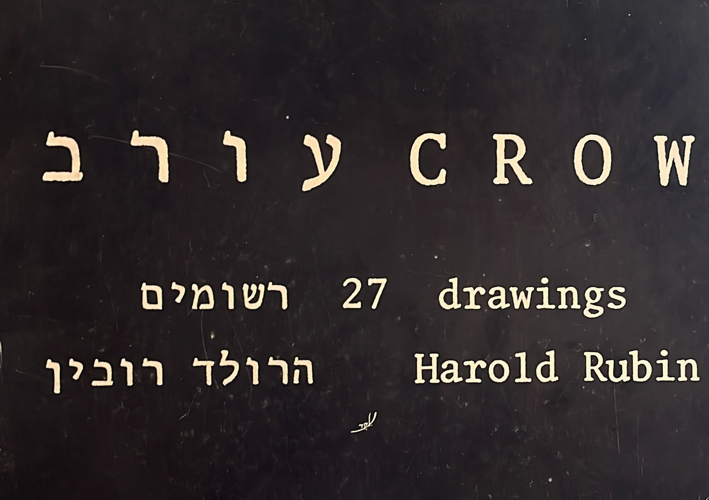 עורב CROW - הרולד רובין - 27 רישומים