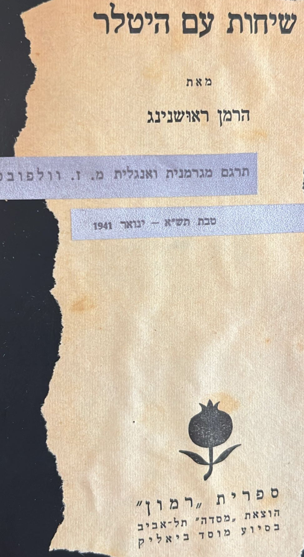 שיחות עם היטלר